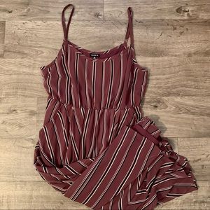 Torrid pinstriped midi dress
